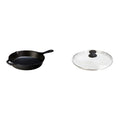 10-1/4-Inch Pre-Seasoned Skillet & Tempered Glass Lid D1888