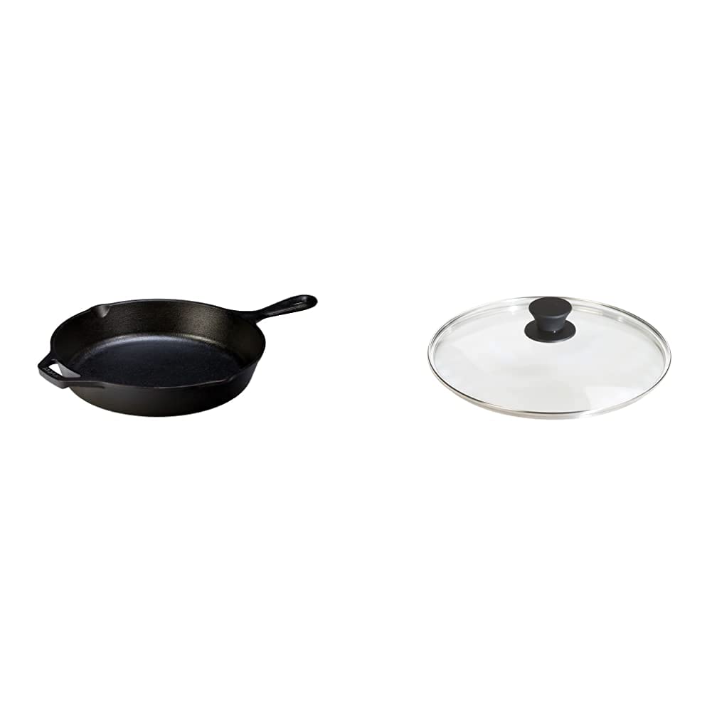 10-1/4-Inch Pre-Seasoned Skillet & Tempered Glass Lid D1888
