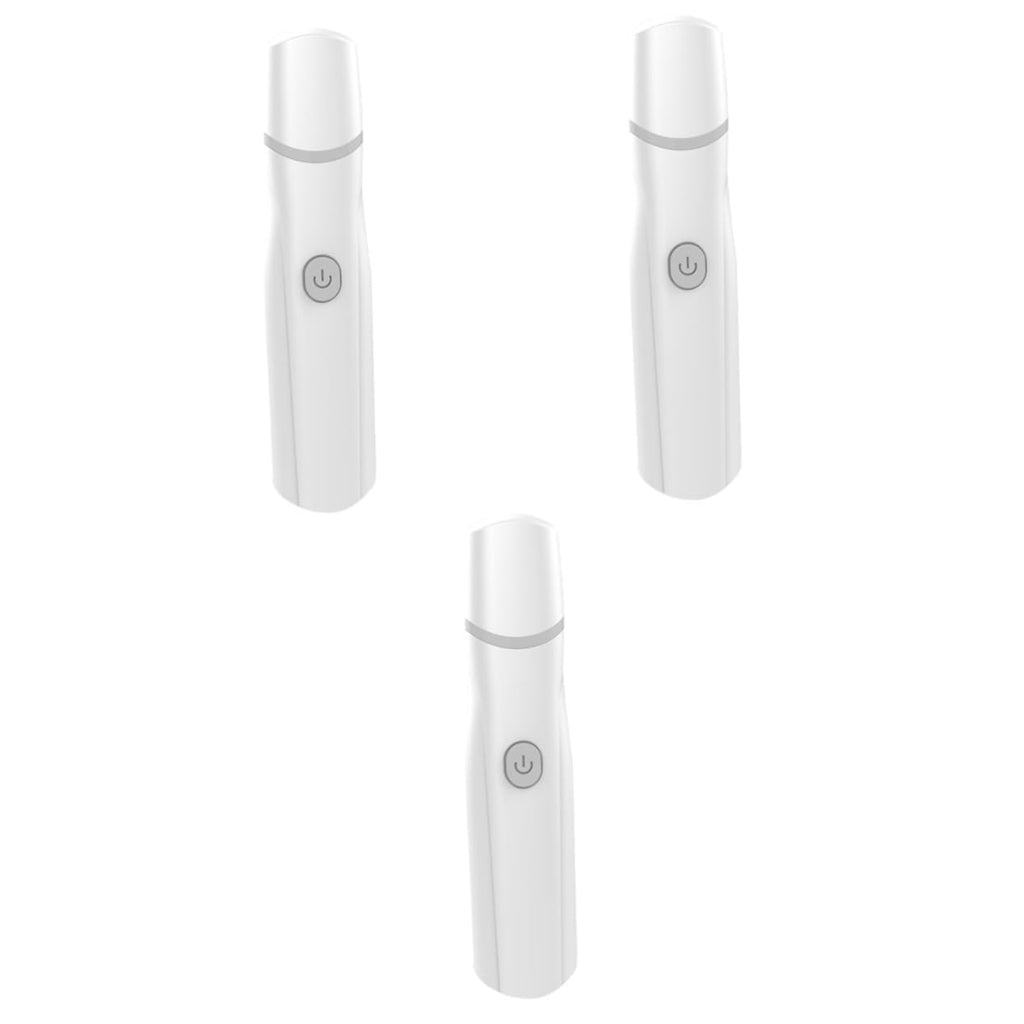 3pcs Electric Pet Nail Grinder Portable Trimmer Grey Q85635