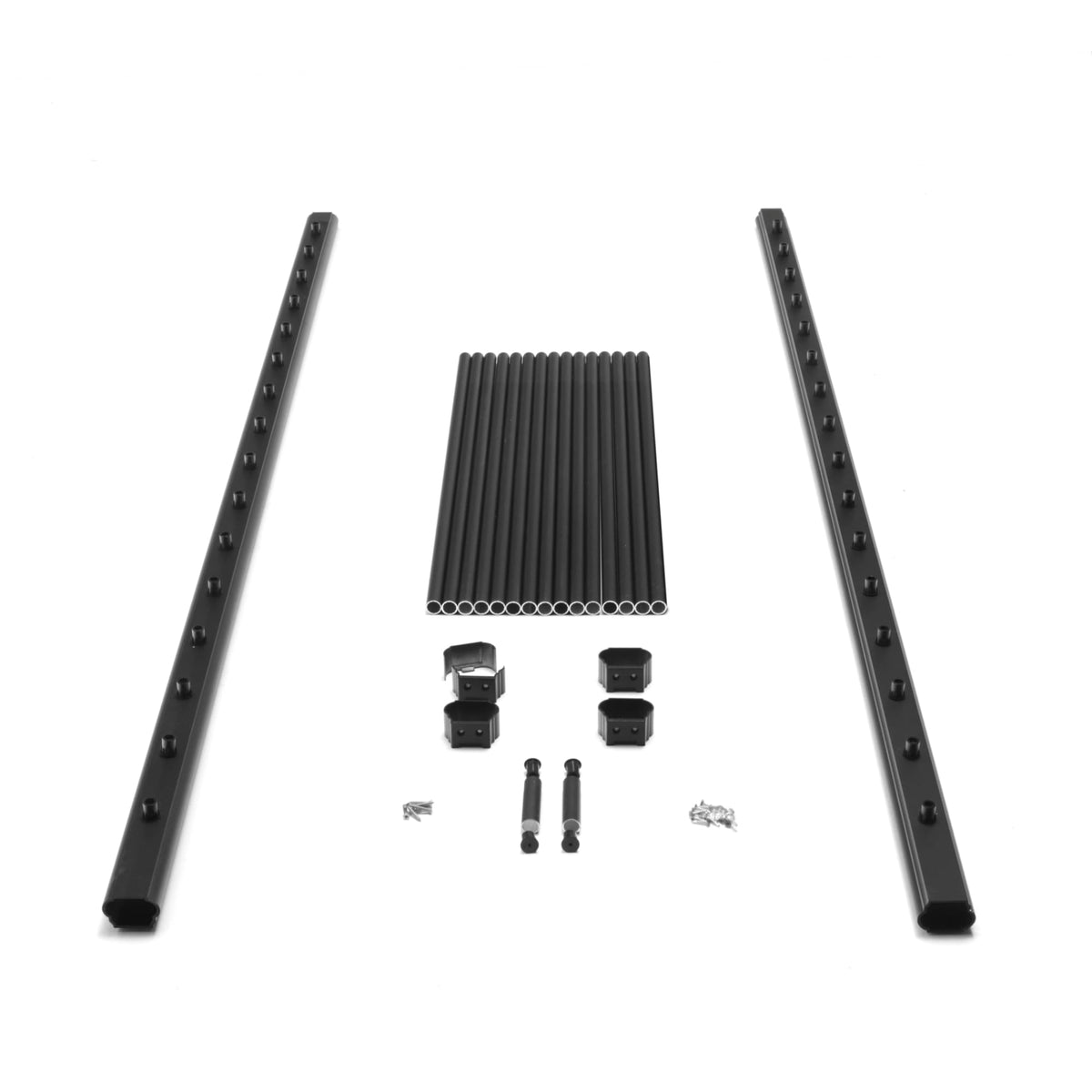 Aluminum Textured Black Line Rail Kit M91796