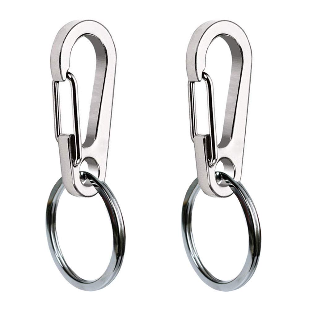 2 Pack Stainless Steel Dog Tag Clips Q934