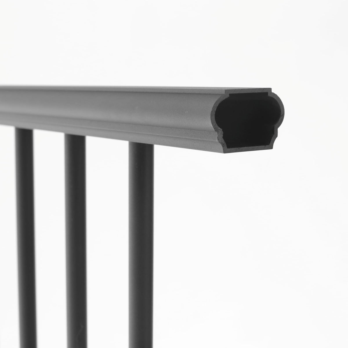Aluminum Textured Black Line Rail Kit M91796