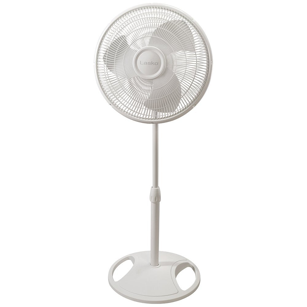 Oscillating Pedestal Fan White 16" E268940