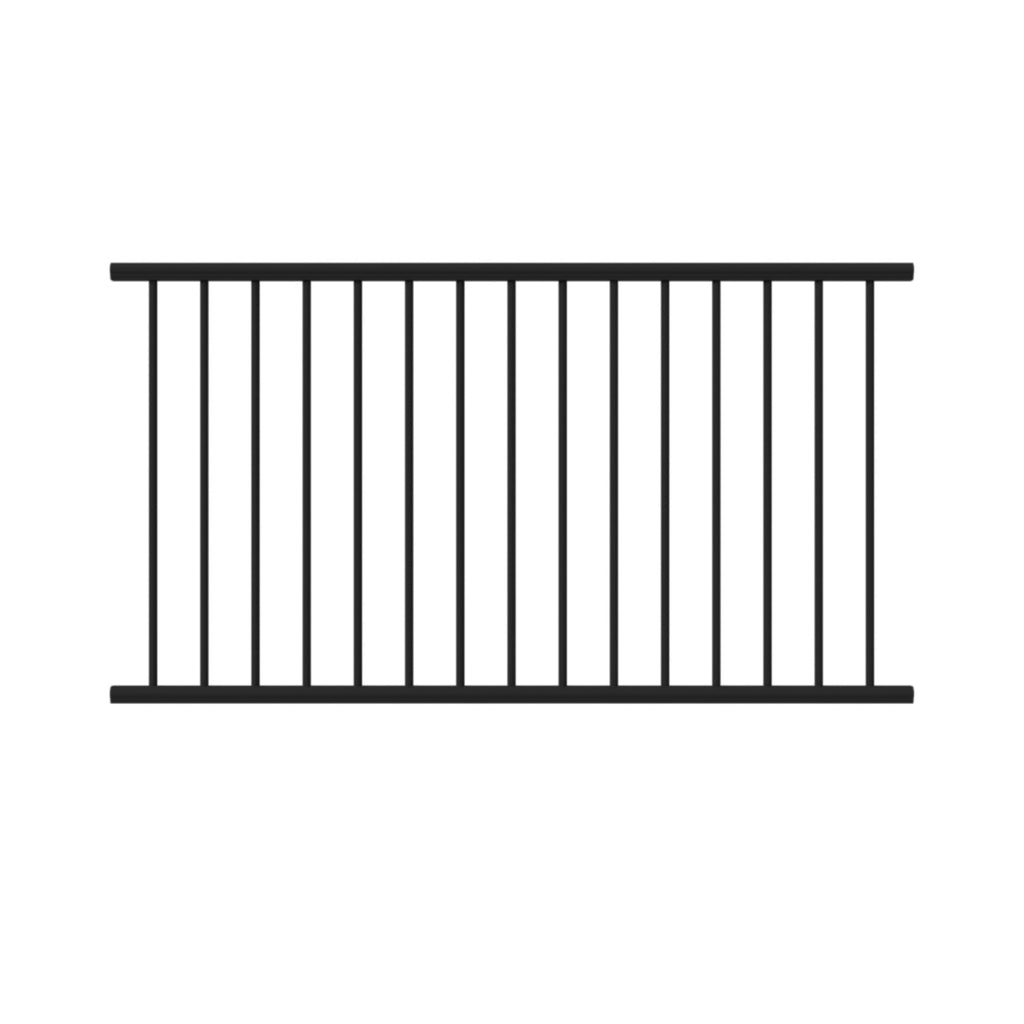 Aluminum Textured Black Line Rail Kit M91796