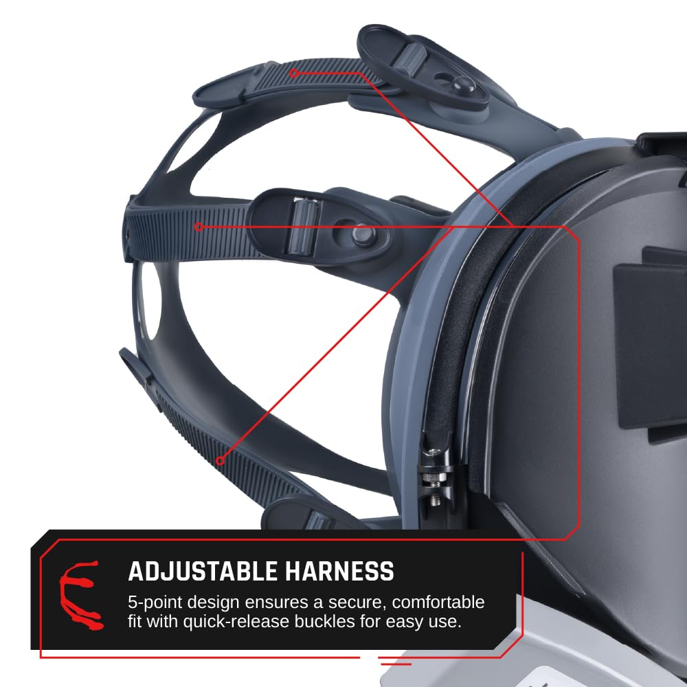 Auto-Darkening Full Face Welding Respirator Mask U106658