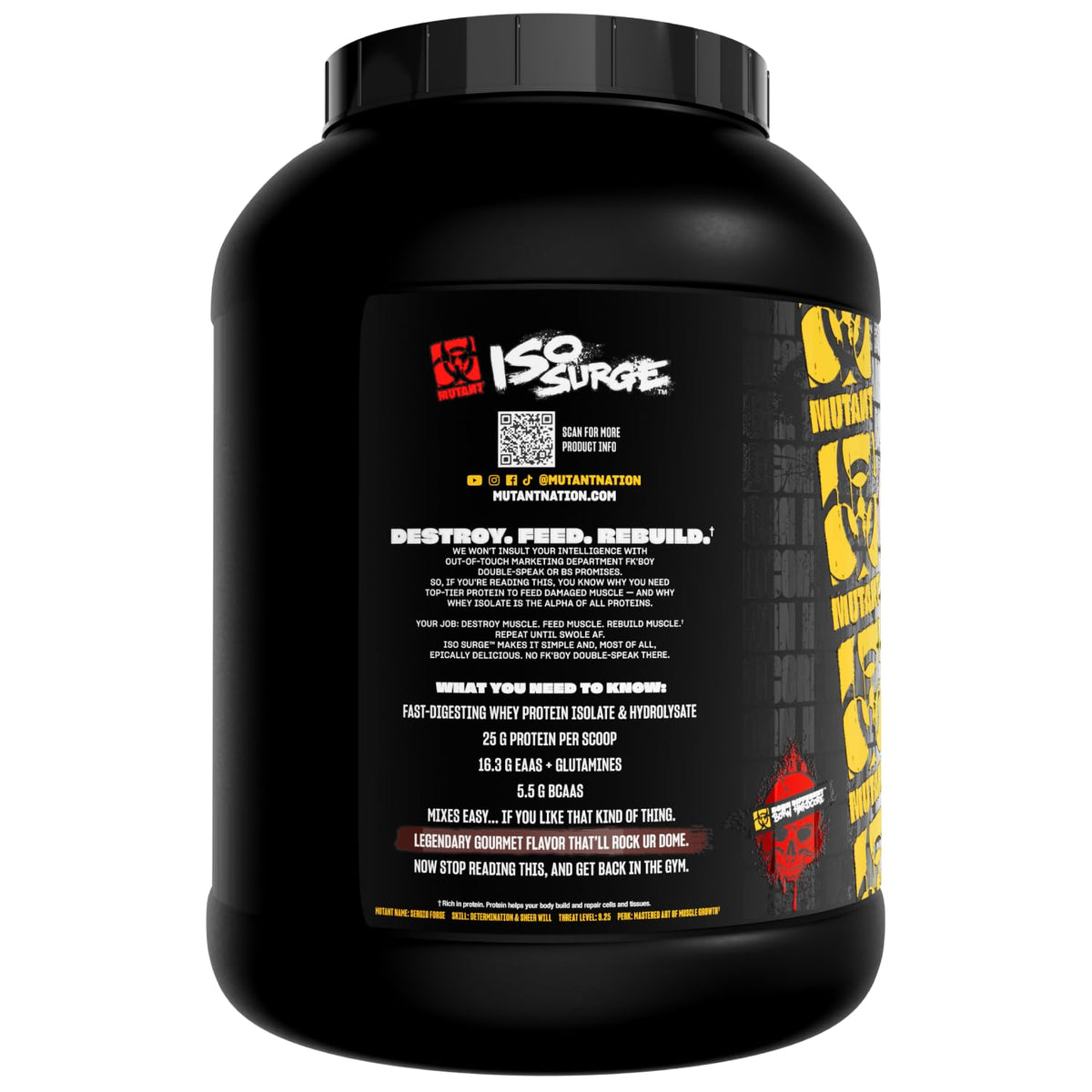 Whey Protein Isolate Triple Chocolate 5 lb B999250