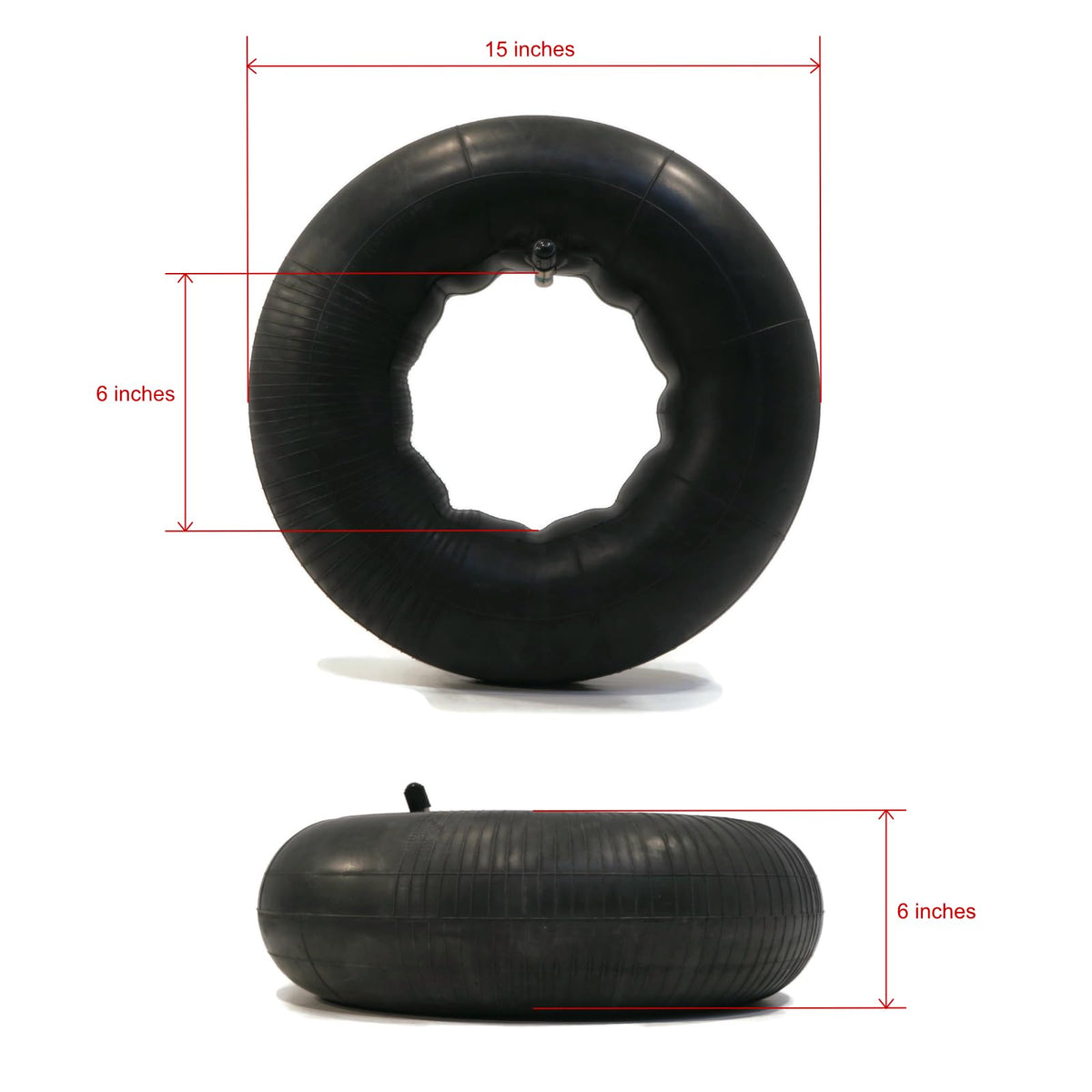 Tire Inner Tube 15x6.00-6 with TR13 Straight Stem 4-Pack P867665