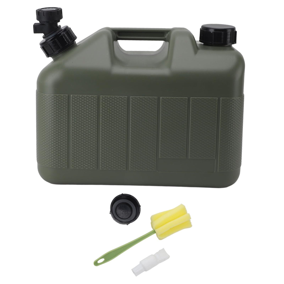 10L Green Portable Water Container with Faucet C491