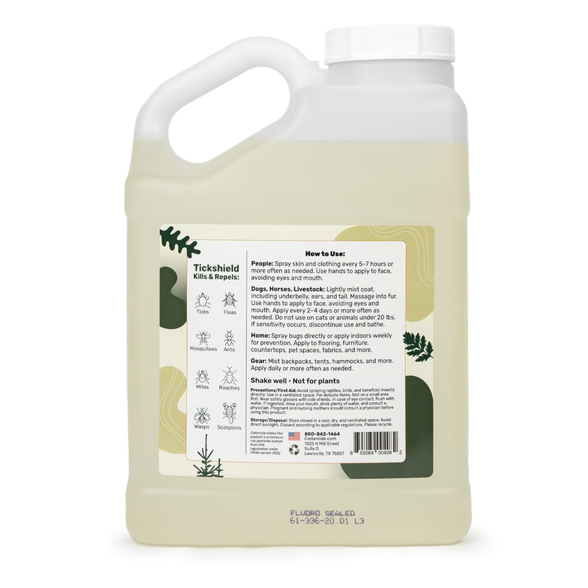 Cedar Oil Tick & Mosquito Repellent Spray V462321
