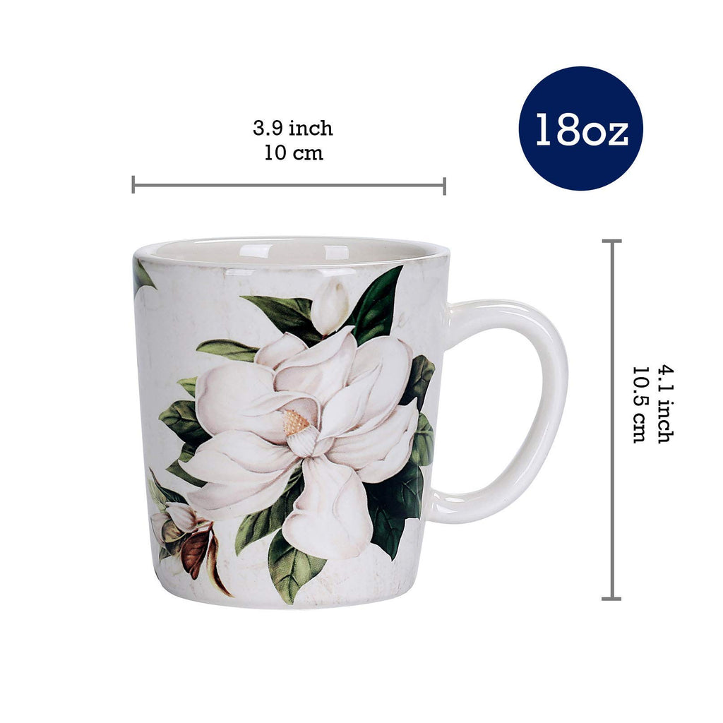 Magnolia Floral Ceramic 16 pcs Dinnerware Set N295