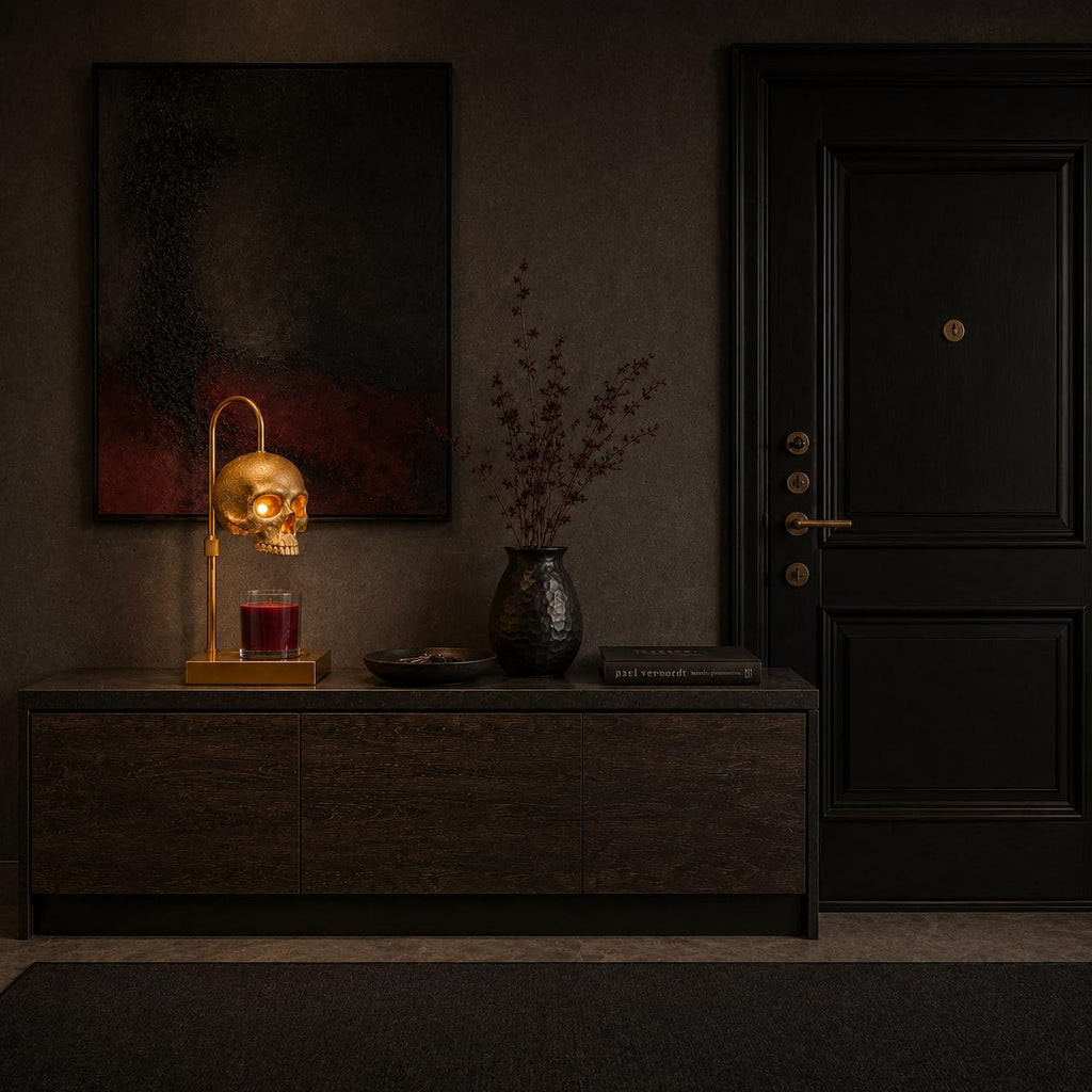 Skull Candle Warmer Lamp with Timer and Dimmer H5427