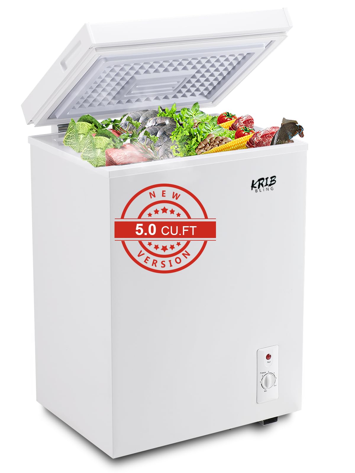 White 5.0 cu.ft Chest Freezer W2824