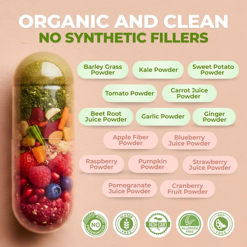 Fruits & Veggies Supplement Vegetable Capsules W935432