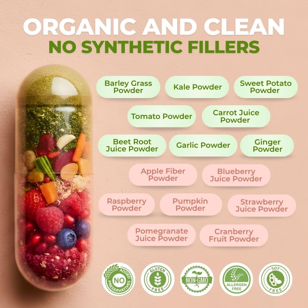 Fruits & Veggies Supplement Vegetable Capsules W935432