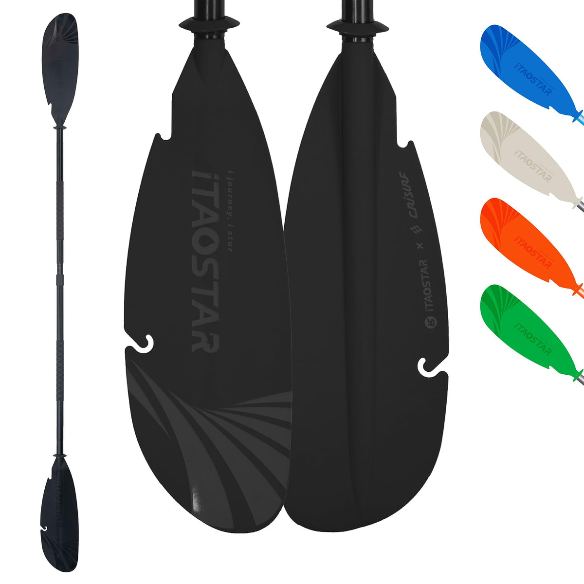 Adjustable Aluminum Kayak Paddle with Drip Rings O906938