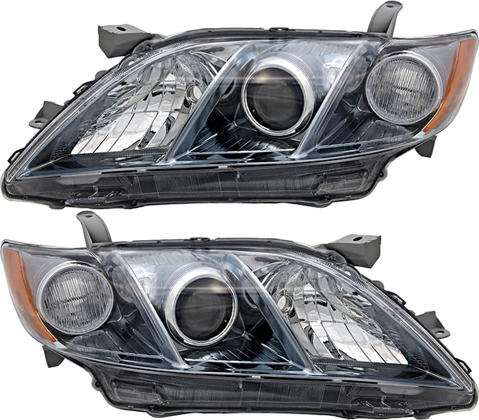 Toyota Camry Hybrid Headlights Lamps 2007 2008 2009 V722