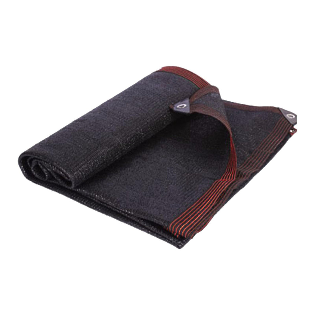 90% UV Resistant Black Shade Cloth with Grommets 5x9m X61330