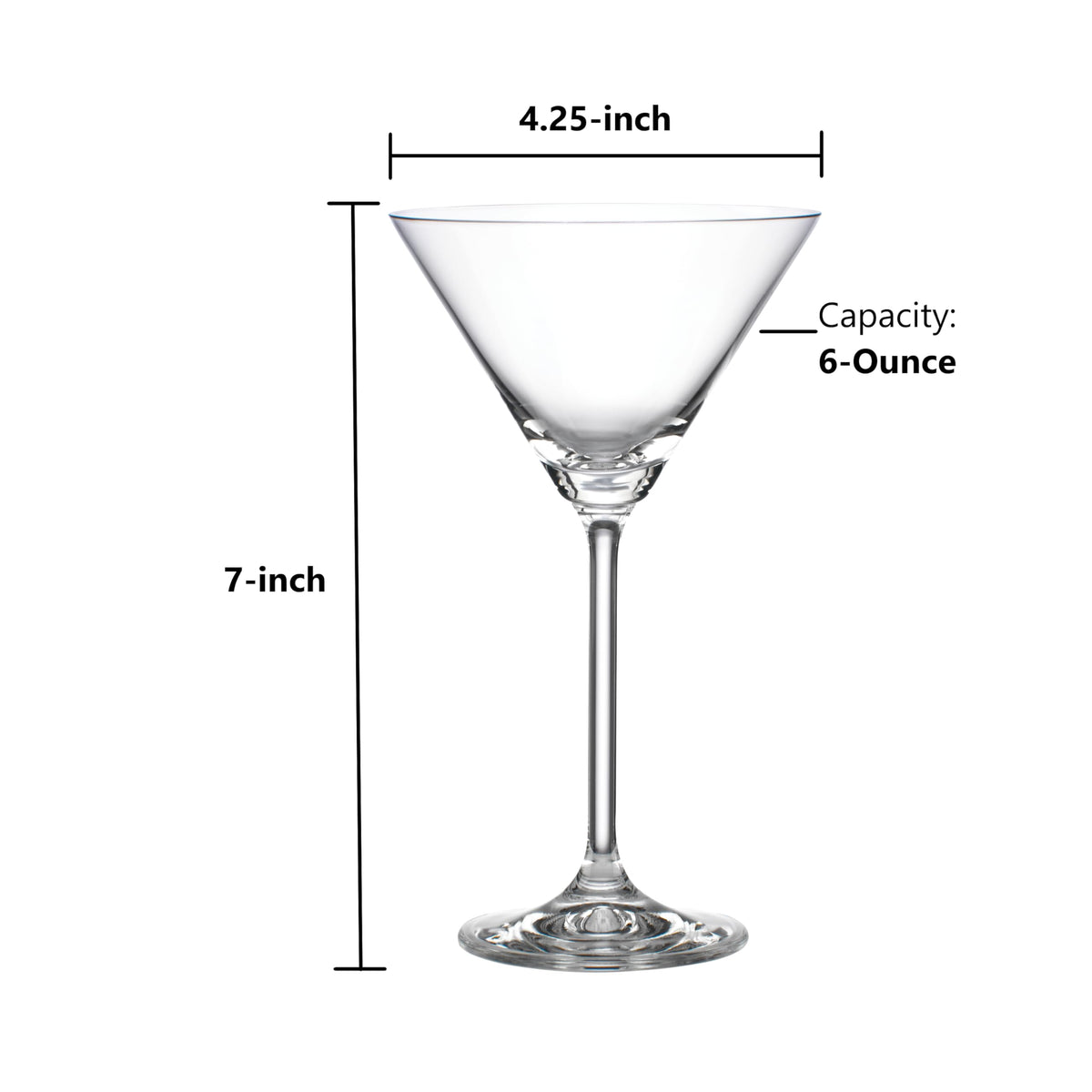 Martini Glasses Set of 6 A98222