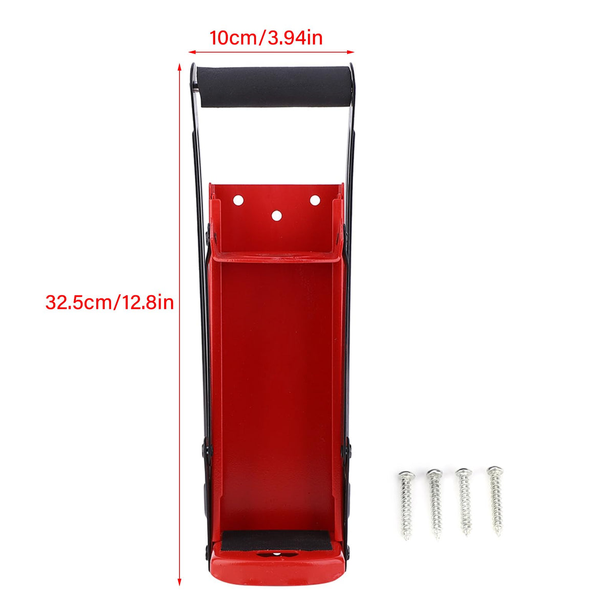 500ML Red Steel Can Crusher with Opener Q547157