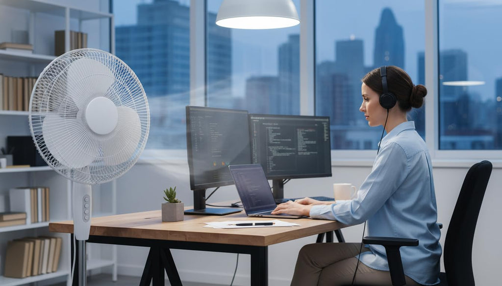 16 Inch Oscillating Pedestal Fan with Remote R73099