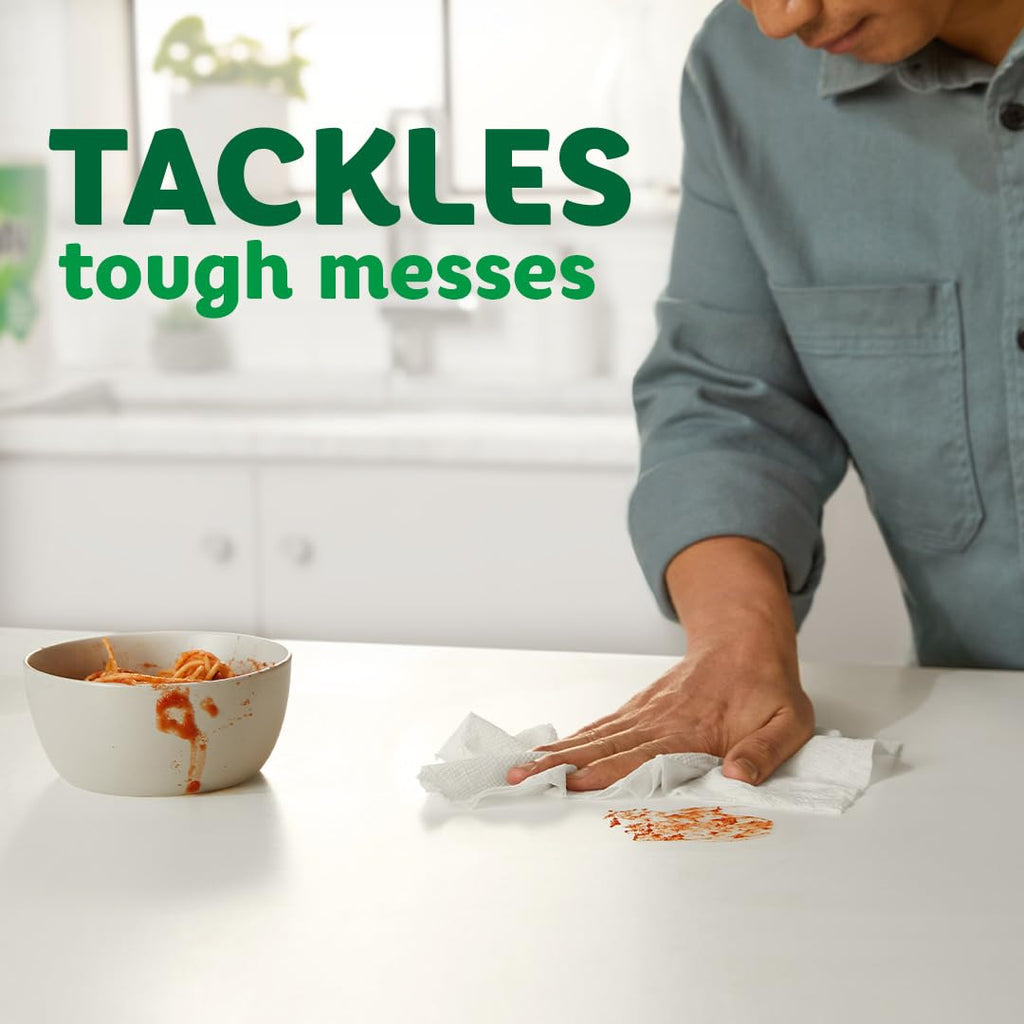 White Paper Towels, 6 Triple Rolls F152