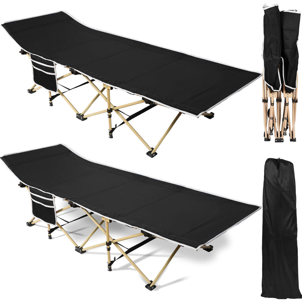 2 Pack Camping Cot with Carry Bag Z28936
