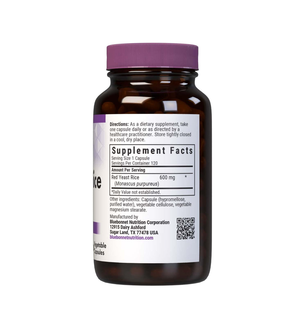 Red Yeast Rice 600 mg 120 Vegetable Capsules D4260