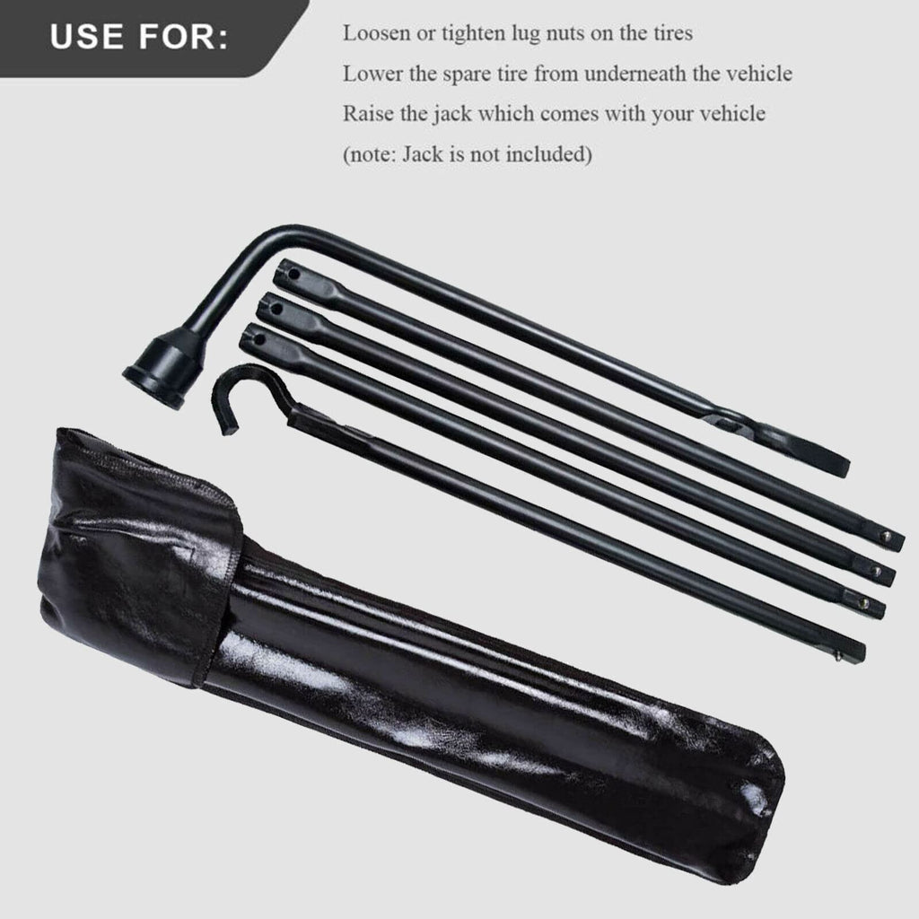 Spare Tire Lug Wrench Tool and 2 Ton Scissor Jack Q442