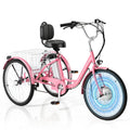 500W 3-Wheel Electric Trike with Removable Battery B58514