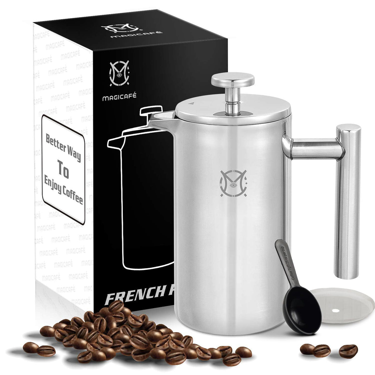 Single Serve Stainless Steel Thermal French Press M243