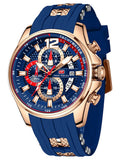Men's Chronograph Waterproof Analog Quartz Watch X418