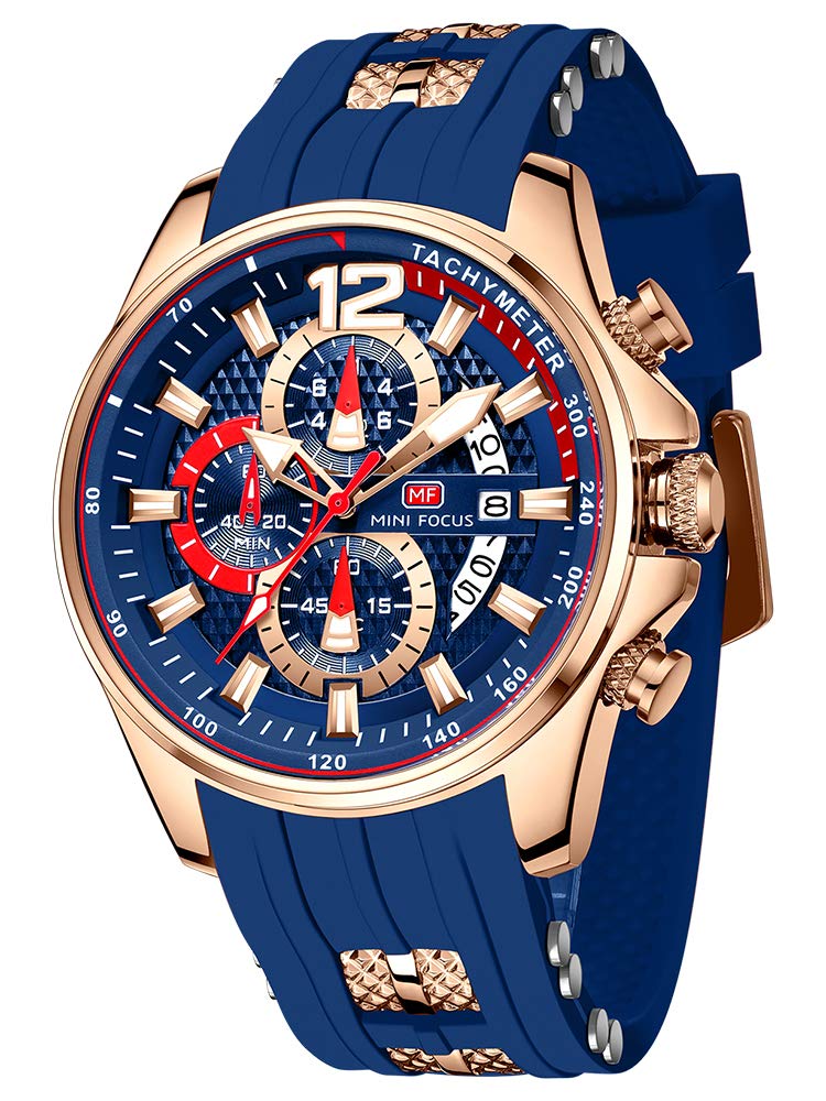 Men's Chronograph Waterproof Analog Quartz Watch X418