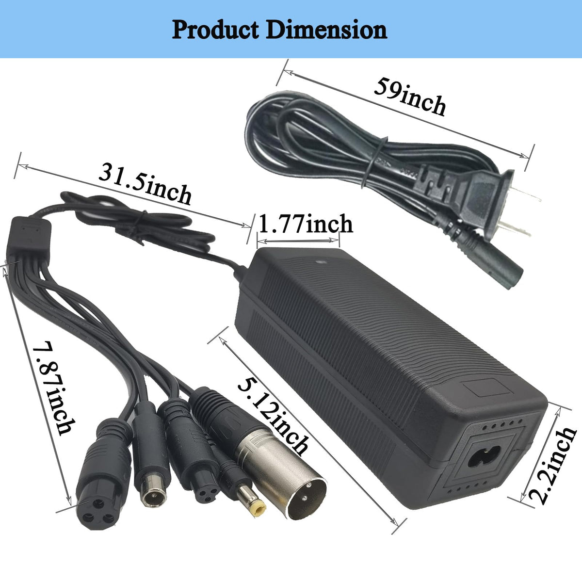 48V 2A Electric Bike Charger U568033