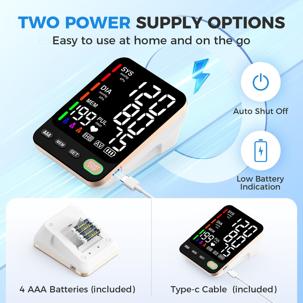 Automatic Blood Pressure Monitor & 2 Cuffs I323809