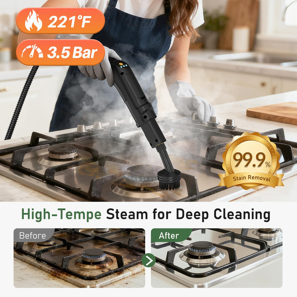 2500W Steam Mop Cleaner with 37 Accessories E82613