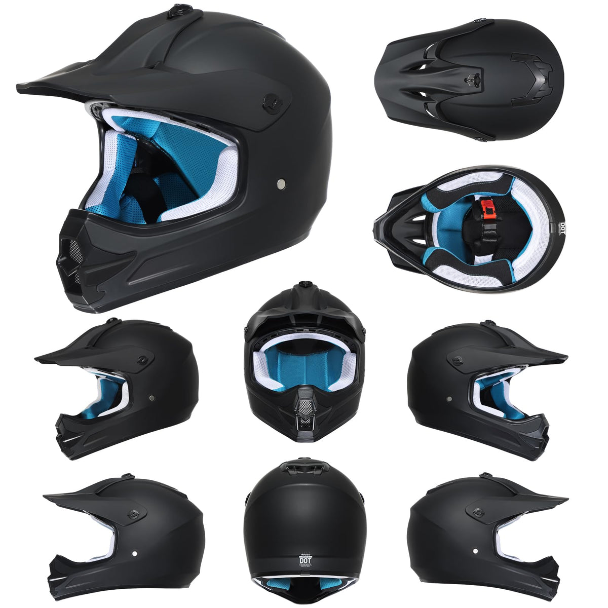DOT Approved Full Face Motocross Helmet U283001
