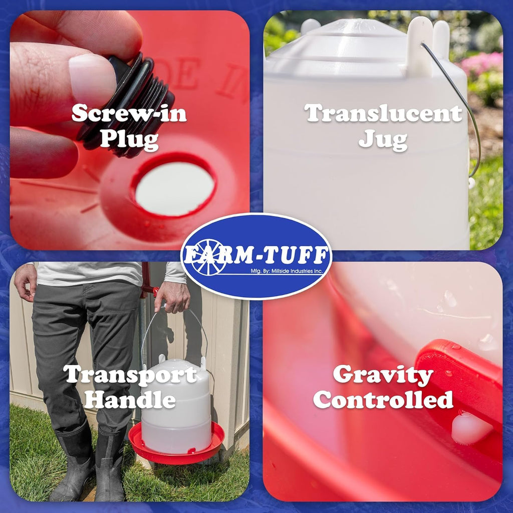 3 Gallon Plastic Poultry Waterer N856755