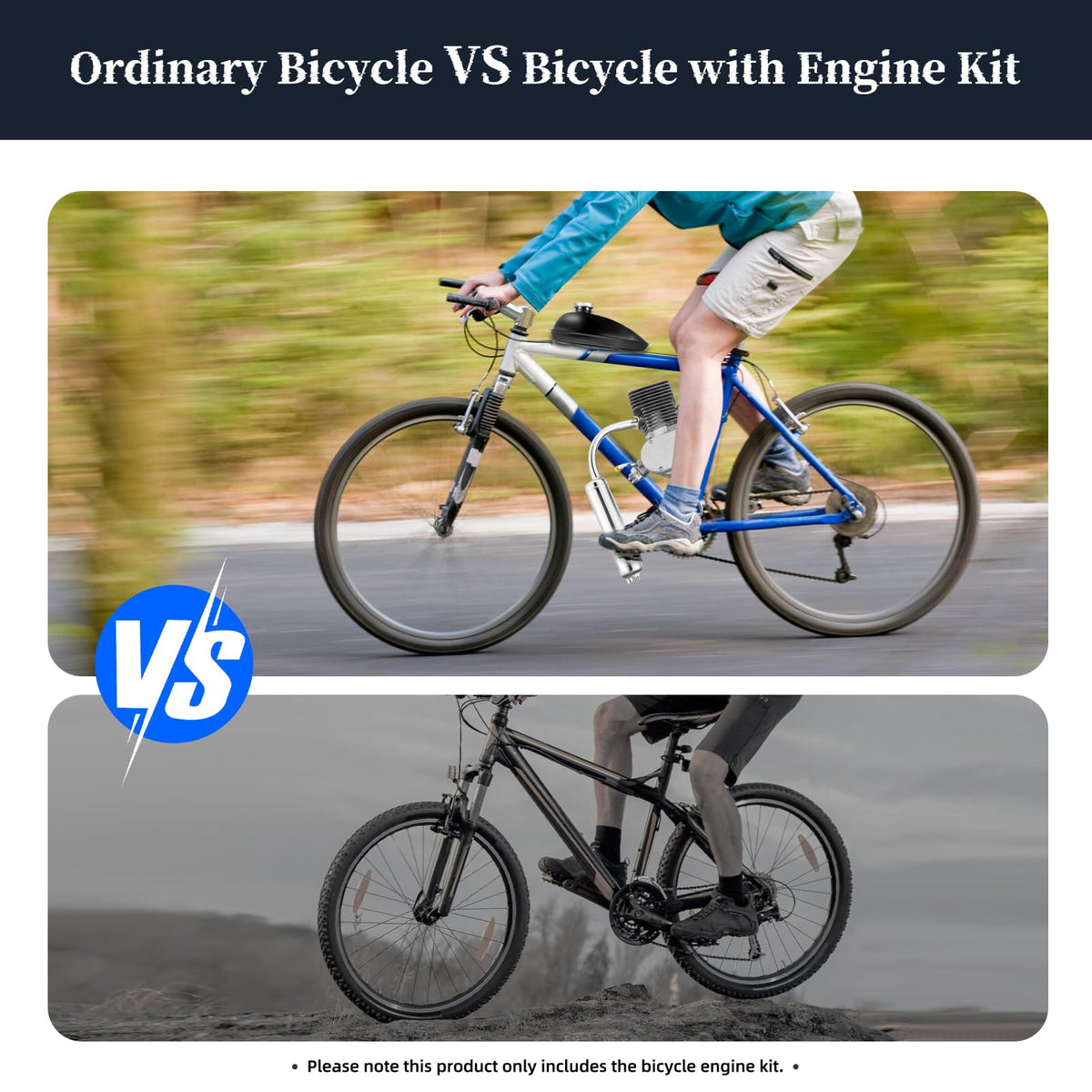 2-Stroke 100cc Bicycle Engine Kit J424