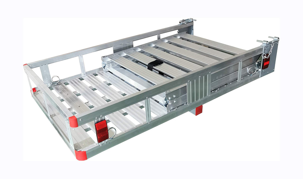 Aluminum Hitch Mount Wheelchair Carrier with Folding Ramp O824