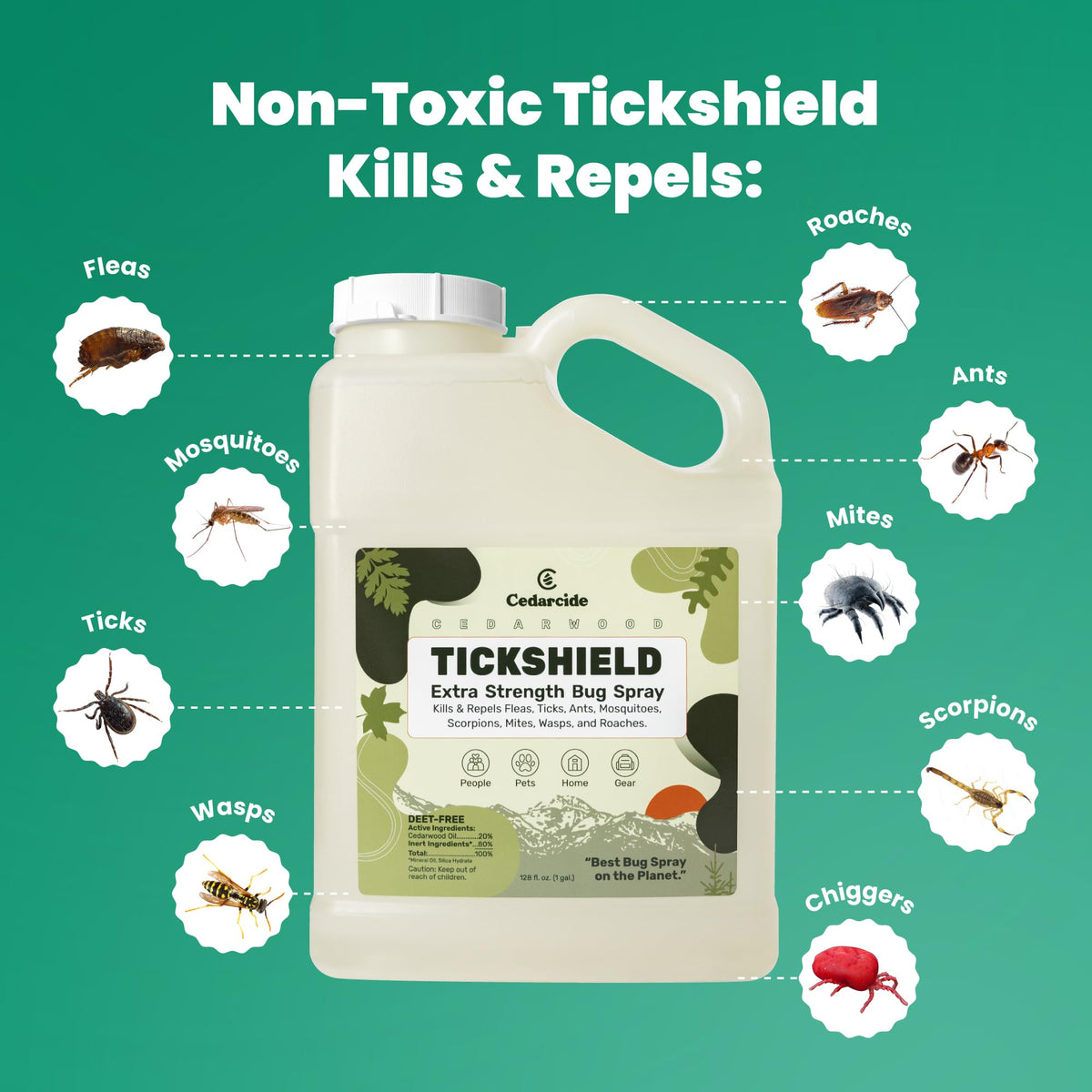 Cedar Oil Tick & Mosquito Repellent Spray V462321
