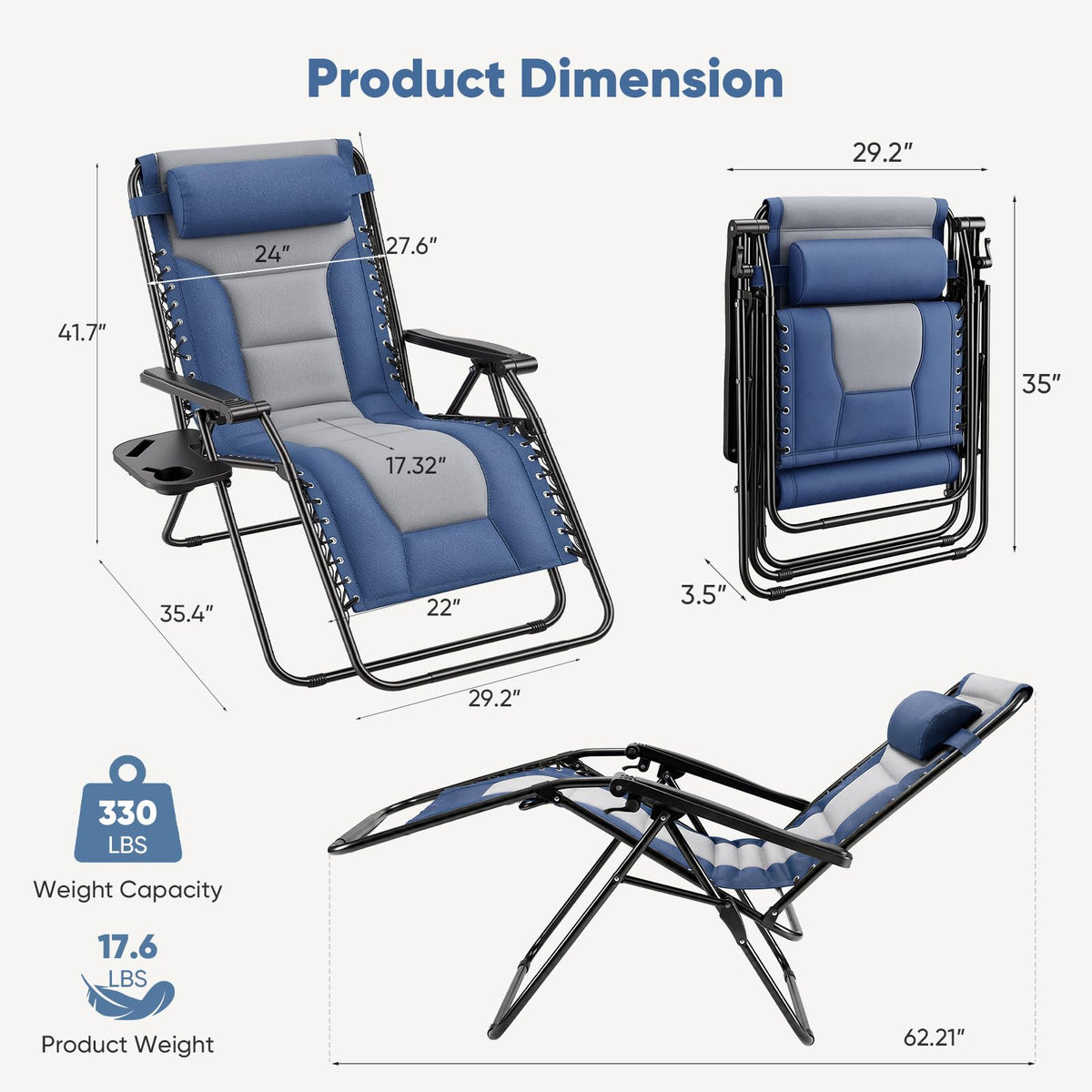 Zero Gravity Chairs Set of 2 I944