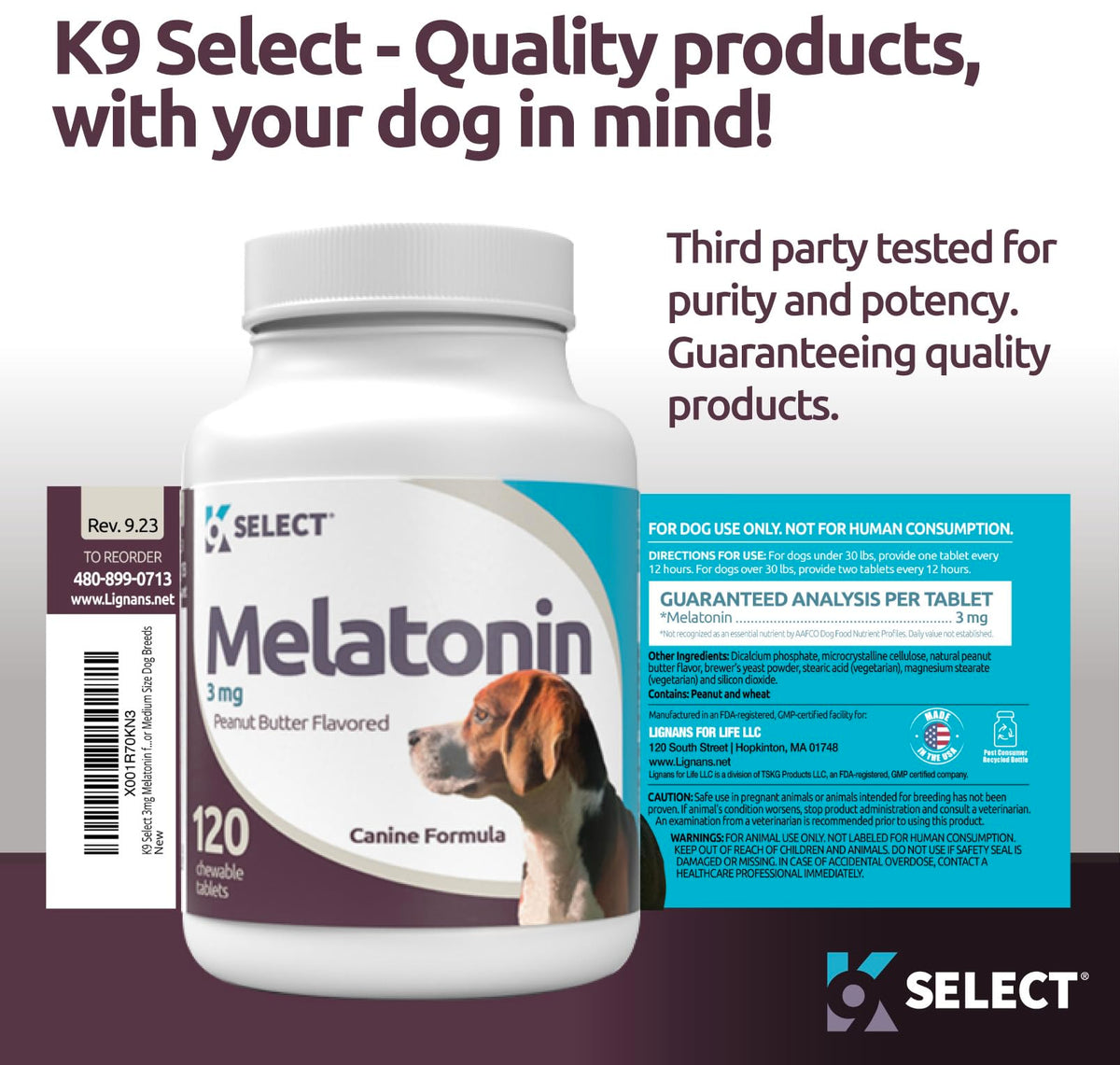 90 Tabs Multi-Formula Supplement & 120 Tabs 3mg Melatonin Chewables G134