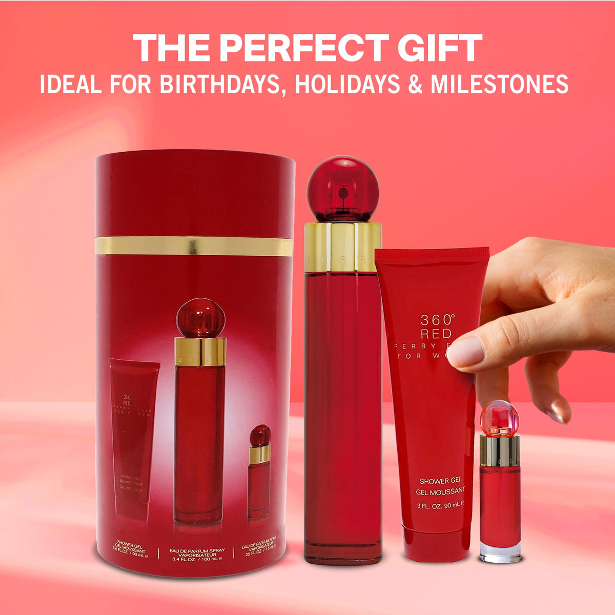 Red Eau de Parfum 3-Piece Gift Set K9657