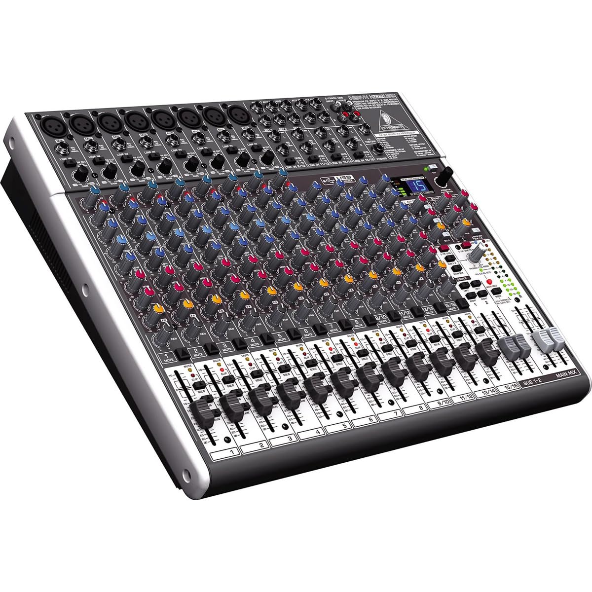 22-Input 2/2-Bus Mixer with Mic Preamps N85234