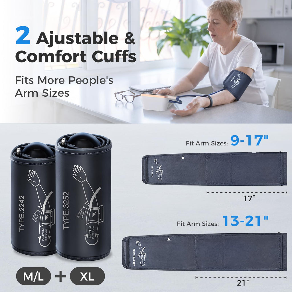 Automatic Blood Pressure Monitor & 2 Cuffs I323809
