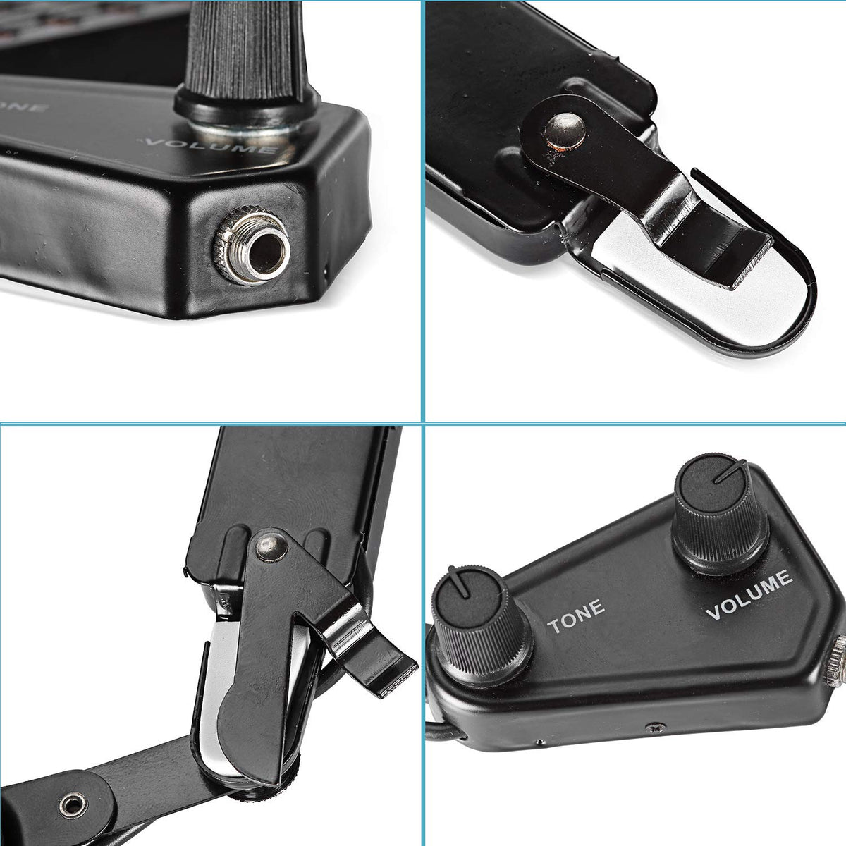12 SoundHole Acoustic Guitar Pickup with Tone and Volume Control R602484
