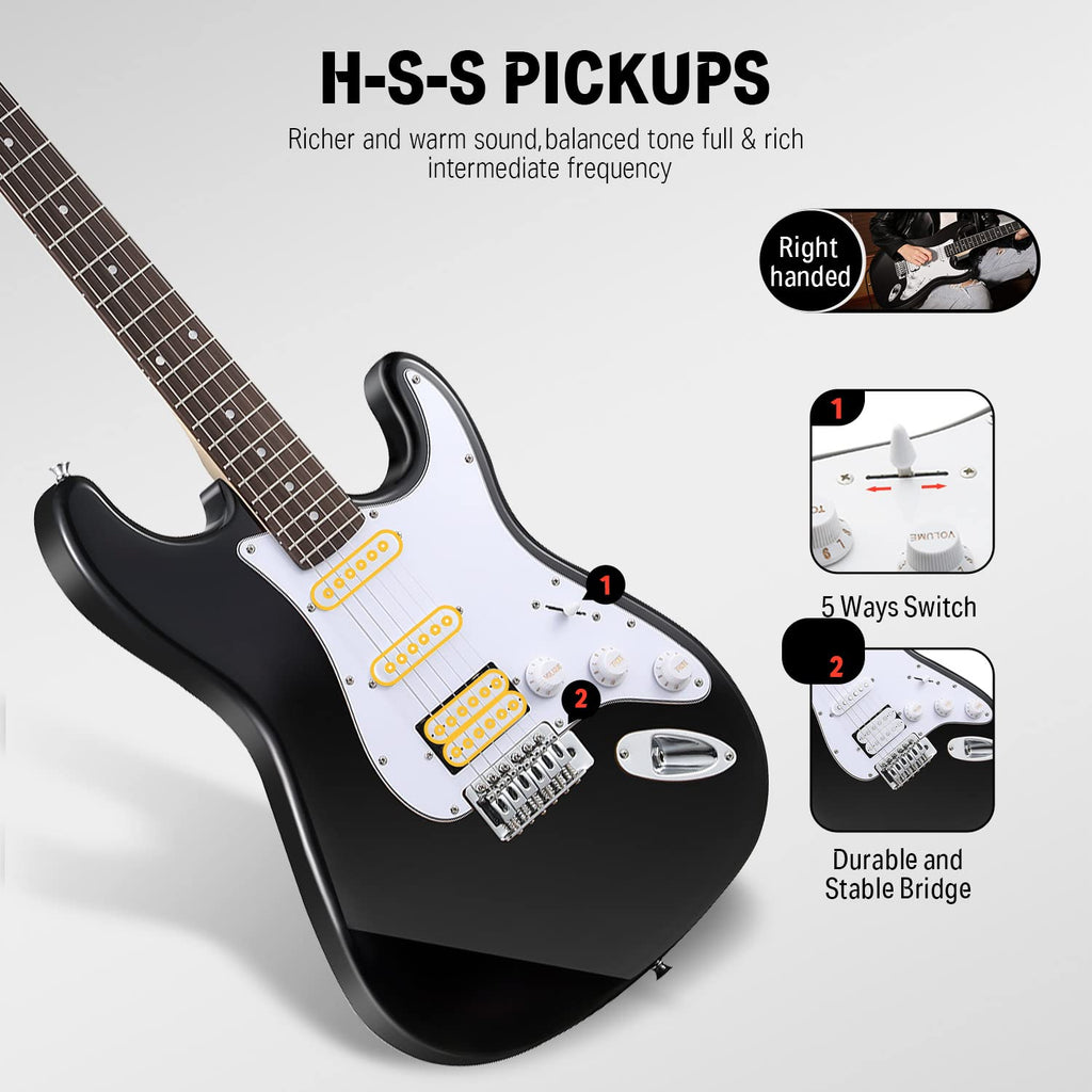 39 Inch Electric Guitar Beginner Kit K591932
