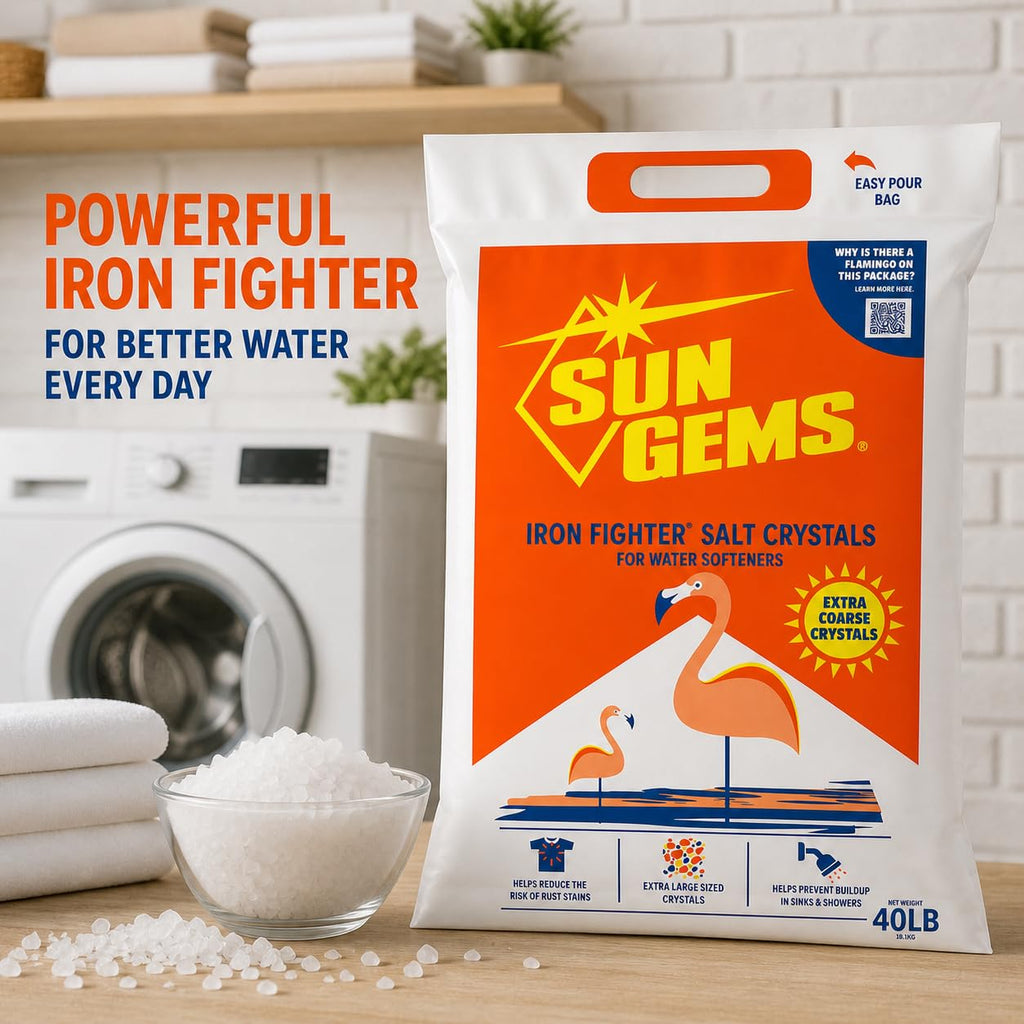 Water Softener Salt Crystals 40 lb Extra Coarse K6026