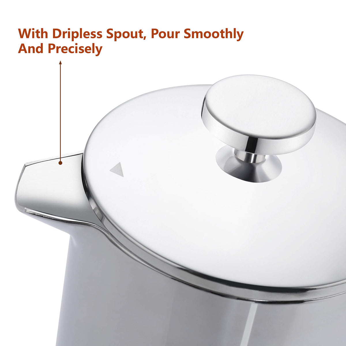 Single Serve Stainless Steel Thermal French Press M243