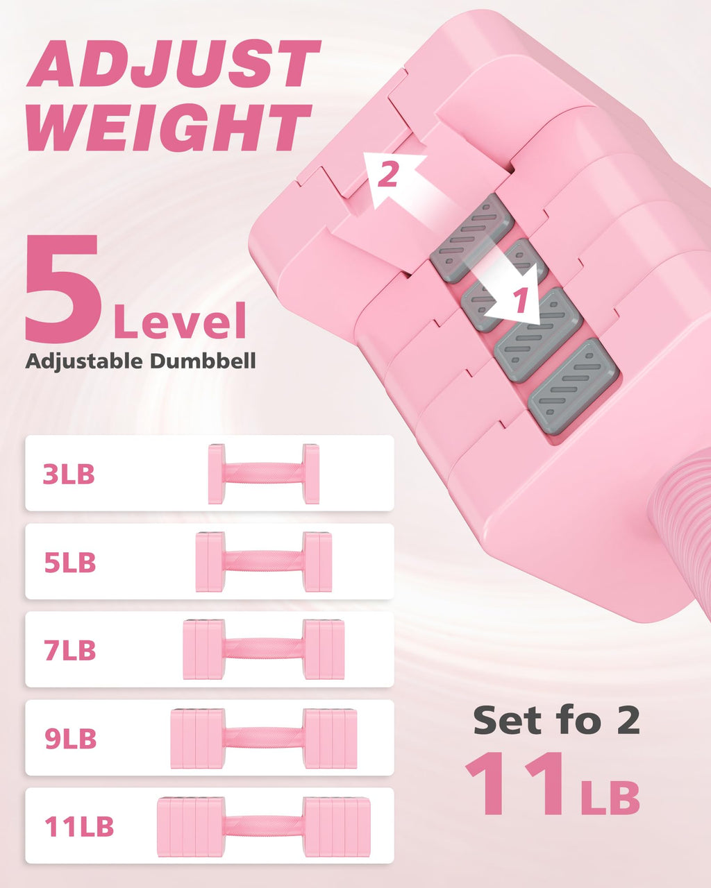 Adjustable Dumbbell Set of 2 P38320